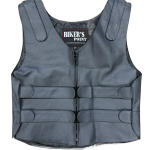 Female Charcoal Leather Bullet